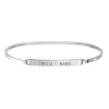 Armreif Silber mit Gravur - Mama Name