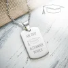 Army Dog Tag Kette mit Gravur - Abitur
