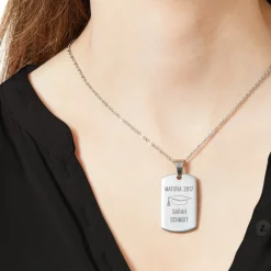 Army Dog Tag Kette mit Gravur - Matura