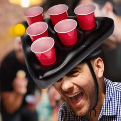 Aufblasbarer Bierpong Hut - Mini Beer Pong Set