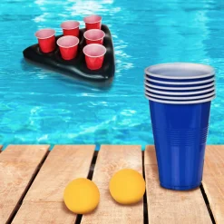 Aufblasbarer Bierpong Hut - Mini Beer Pong Set