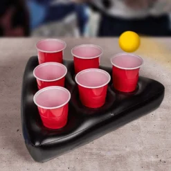 Aufblasbarer Bierpong Hut - Mini Beer Pong Set