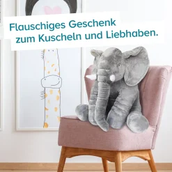 Baby Kuschelkissen - Elefant