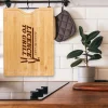 Bambusholz Schneidebrett mit Gravur - Licence to Grill