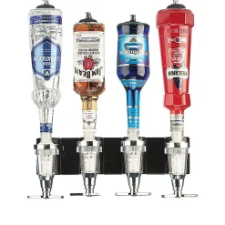 Bar Butler für die Wand - 4er Flaschenhalter