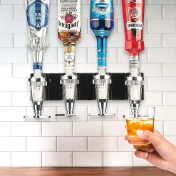 Bar Butler für die Wand - 4er Flaschenhalter