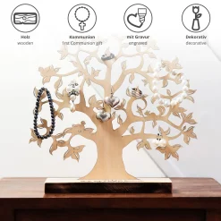 Baum mit Sockel graviert - zur Kommunion