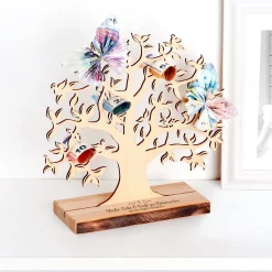 Baum mit Sockel graviert - zur Kommunion