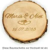 Baumscheibe zur Hochzeit - personalisiert
