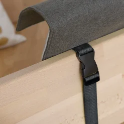 Bettablage zum Einhängen - grau