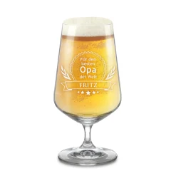 Bierglas mit Gravur - Bester Opa