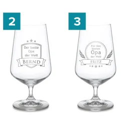 Bierglas mit Gravur - Bester Opa