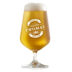 Bierglas mit Gravur - Premium Genießer