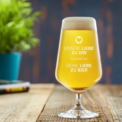 Bierglas - Unsere Liebe