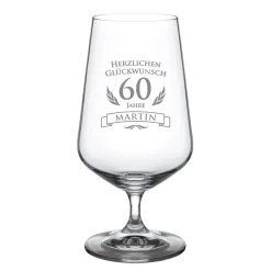 Bierglas zum 60. Geburtstag