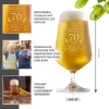 Bierglas zum 70. Geburtstag