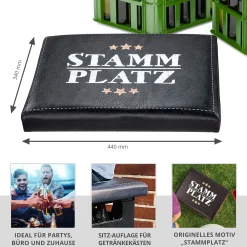 Bierkasten Sitzkissen - Stammplatz