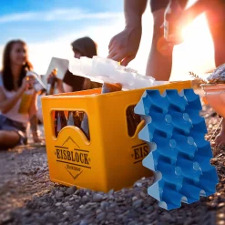 Bierkühler - Eisblockform für Bierkisten - 0,5 l Flaschen