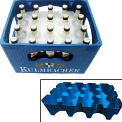 Bierkühler - Eisblockform für Bierkisten - 0,5 l Flaschen
