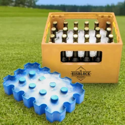 Bierkühler - Eisblockform für Bierkisten - 0,33 l Flaschen