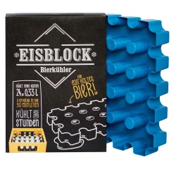 Bierkühler - Eisblockform für Bierkisten - 0,33 l Flaschen