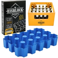 Bierkühler - Eisblockform für Bierkisten - 0,33 l Flaschen