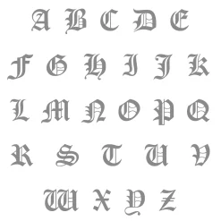 Bierkrug mit Gravur - Initial
