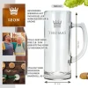Bierkrug mit Gravur - König Krone