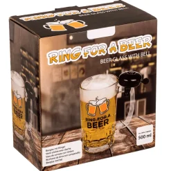 Bierkrug mit Klingel