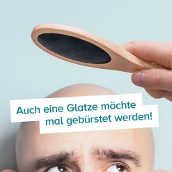 Bürste für Glatzköpfe