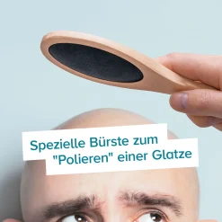 Bürste für Glatzköpfe