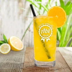 Cocktailglas mit Gravur - Abitur