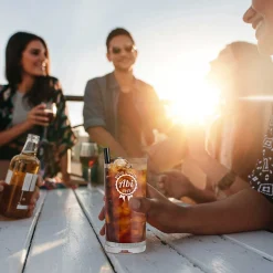 Cocktailglas mit Gravur - Abitur
