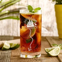 Cocktailglas mit Gravur für Papa - Segelschiff