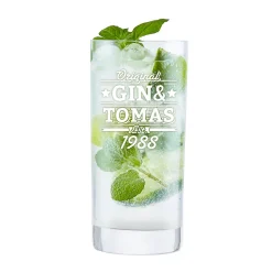 Cocktailglas mit Gravur - Gin