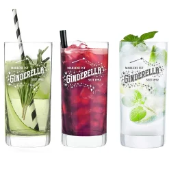 Cocktailglas mit Gravur - Ginderella