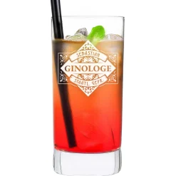 Cocktailglas mit Gravur - Ginologe