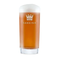 Cocktailglas mit Gravur - König Krone