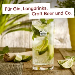 Cocktailglas mit Gravur - König Krone
