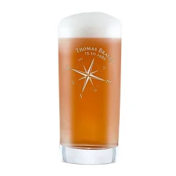 Cocktailglas mit Gravur - Kompass