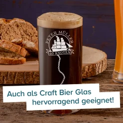 Cocktailglas zum Geburtstag - Segelschiff