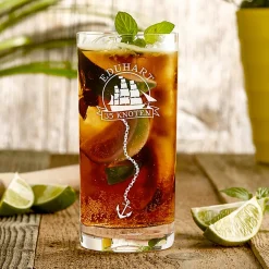Cocktailglas zum Geburtstag - Segelschiff