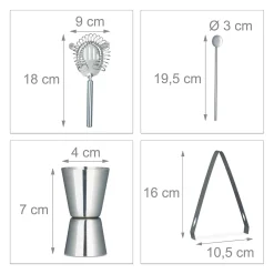 Cocktail Set 5-teilig - Barkeeper Edition