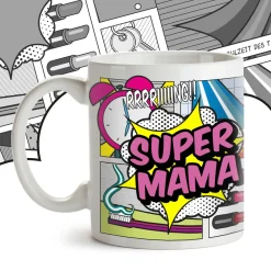 Comic Tasse - Super Mama