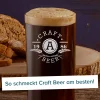 Craft Beer Glas mit Initialen Gravur - Ähren