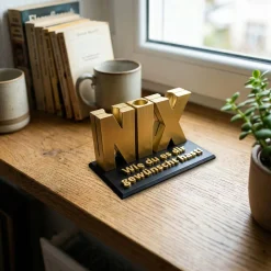 Das Nix Geschenk Gold - Geschenkverpackung für Geld & Gutscheine
