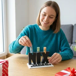 Das Nix Geschenk Schwarz - Geschenkverpackung für Geld & Gutscheine