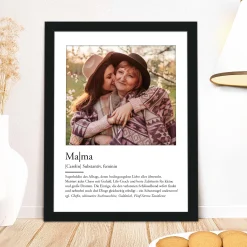 Definition Mama - personalisiertes Bild mit Foto