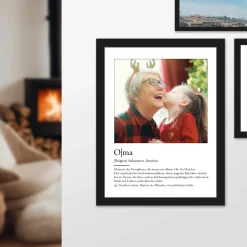 Definition Oma - personalisiertes Bild mit Foto