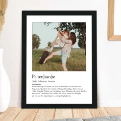 Definition Patentante - personalisiertes Bild mit Foto